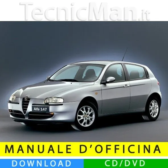 Manuale officina Alfa Romeo 147 (2000-2010) (Multilang)