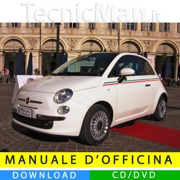 Manuale officina Fiat Nuova 500 (2007-2014) (MultiLang)