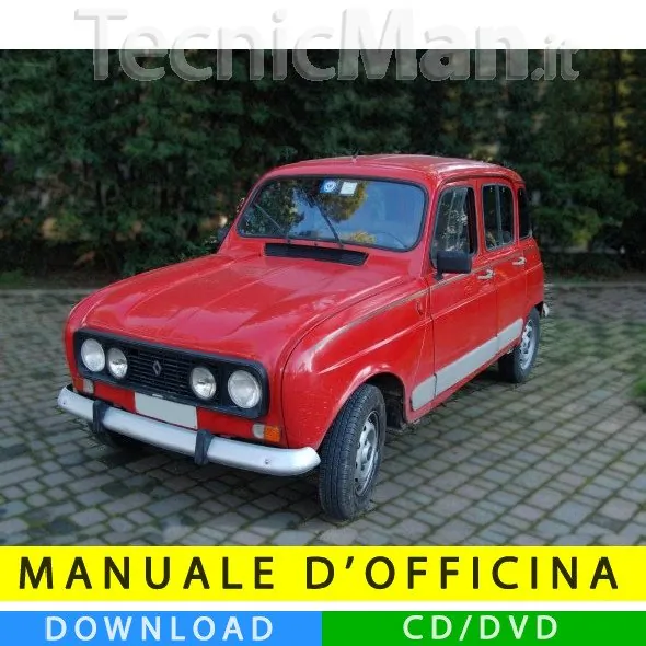 Manuale officina Renault 4 (1961-1993) (EN-FR-ES)