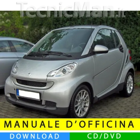 Manuale officina Smart Fortwo (2007-2014) (EN-IT-DE)