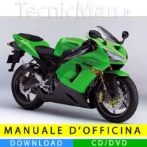Manuale officina Kawasaki ZX-6R 636 (2005-2006) (IT)